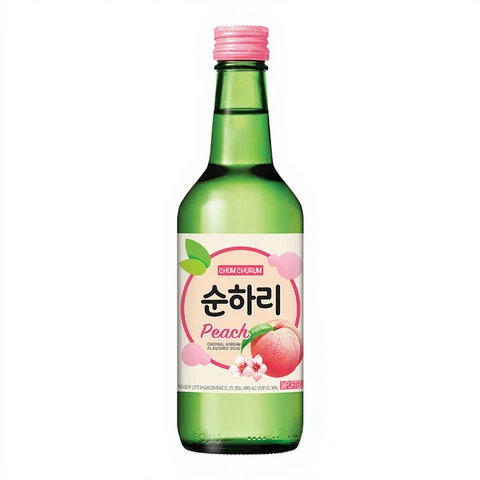 ChumChurum Soju à la pêche 12 % - 350 ml