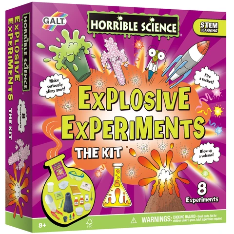 Galt Horrible Science Explosive Experiments Science Kit for Kids