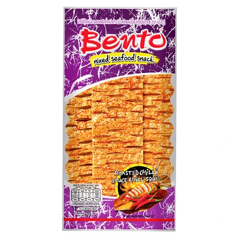 BENTO Gemischter Meeresfrüchte-Snack Geröstete Chili 20g