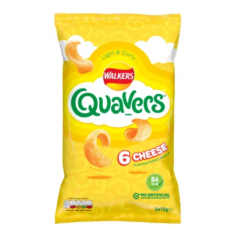 Quavers Cheese 6 x 16g