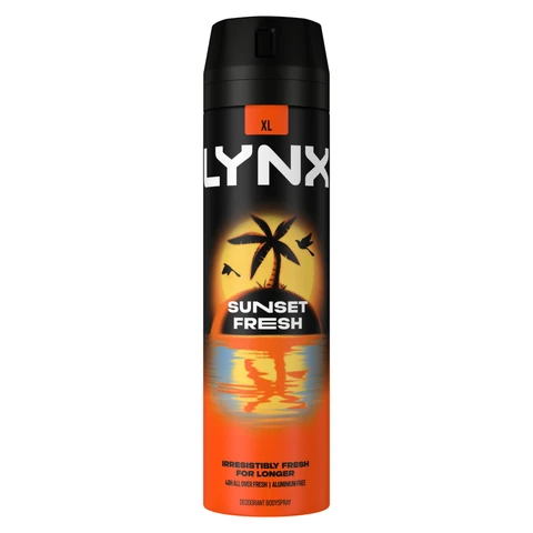 Lynx Body Spray Sunset Fresh 200ml