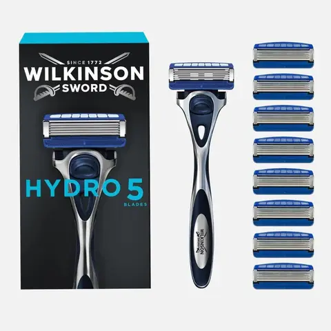 Wilkinson Sword Hydro 5 Men's Handle with 9 Blades Value Pack