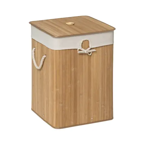 Maison by Premier Natural Square Laundry Hamper