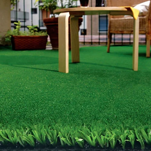 Gazon artificiel TENAX Standard Green Area 2,00 x 3 m, moquette verte en fibre artificielle