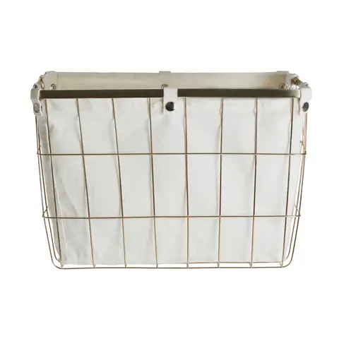 Harga Gold Finish Iron Wire Storage Basket Large
