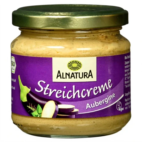 Alnatura Bio Streichcreme Aubergine 180 g