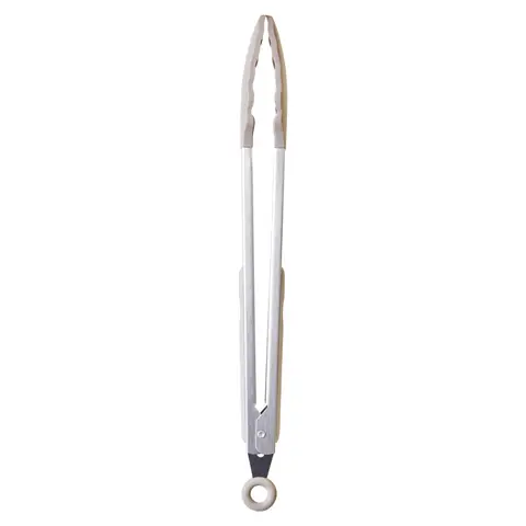 Maison by Premier Natural Stone Silicone And Stainless Steel Tongs