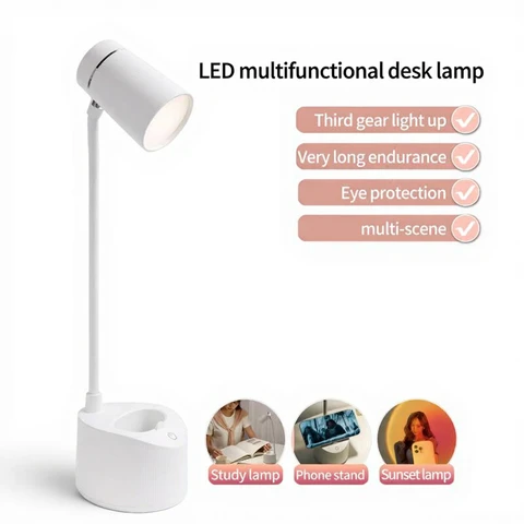 Nouvelle lampe de table créative multifonctionnelle changeante au coucher du soleil, veilleuse pour les yeux