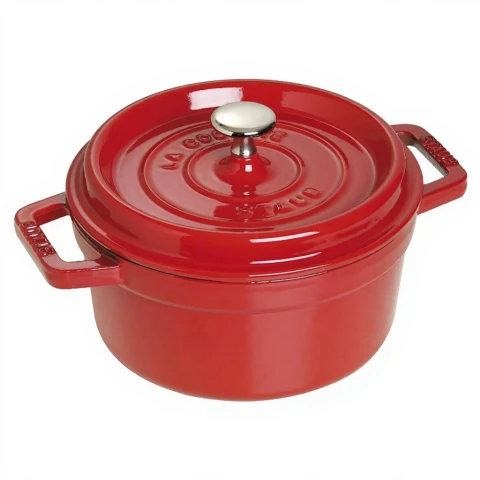Staub Cocotte Gusseisen-Schmortopf mit Deckel – 20 cm – 2,2 L