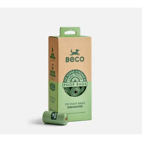 Beco Unscented Recycled Poop Bags x315 Pack