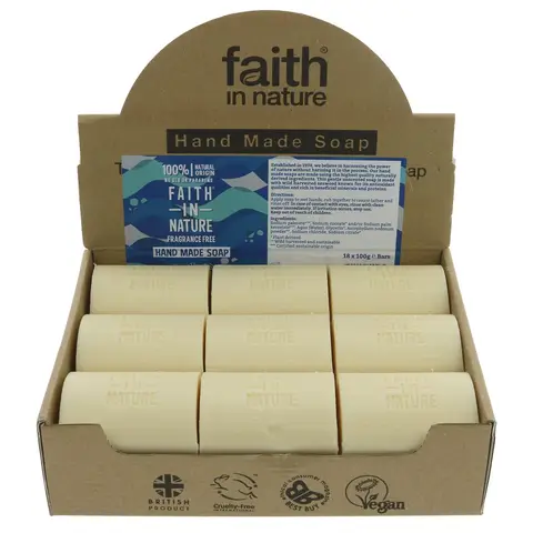 Faith In Nature Loose Soap Fragrance Free 100g 18 Pack