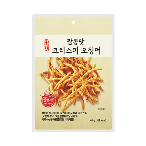 Arawoom Crispy Squid Jjamppong Flavour 40g 辣汤味脆魷魚40克