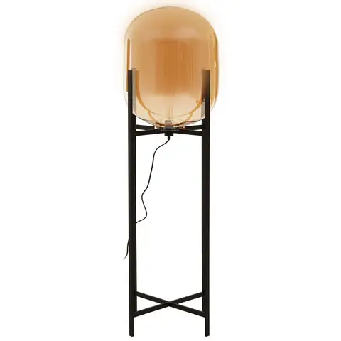 Fifty Five South Floor Lamp Trieste Black/Amber 141cm
