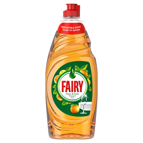 Fairy Clean & Fresh Washing Up Liquid Orange & Yuzu 654ml