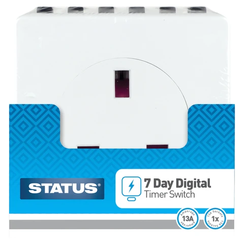 STATUS S7DDT3  7DAY DIGITAL TIMER SWITCH