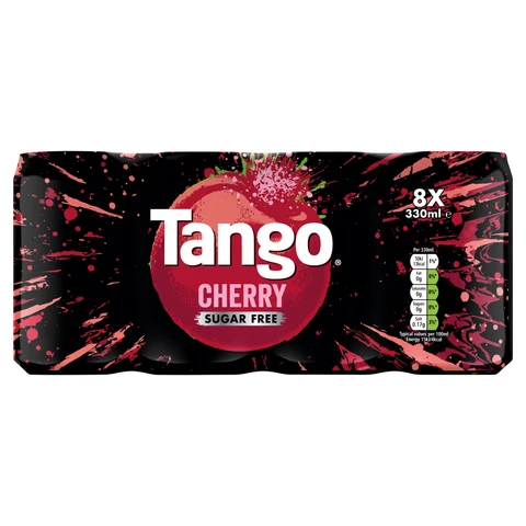 Tango Cherry Sugar Free 8 X 330ml