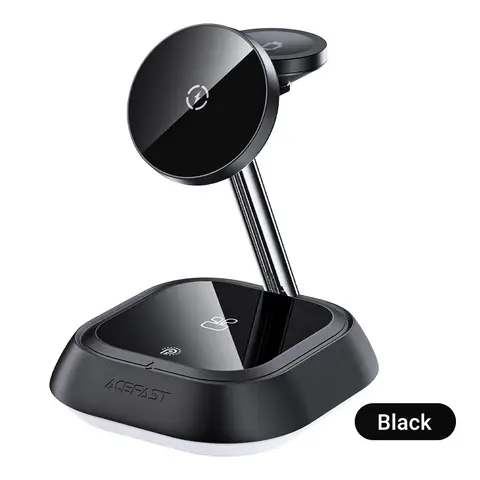 ACEFAST E16 3-in-1 Charging Stand (Phone/ TWS/ Watch) - Black
