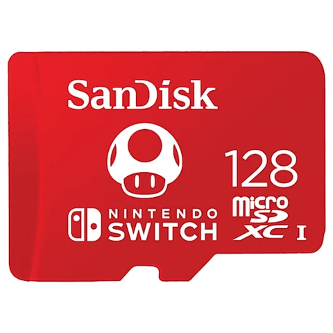 SANDISK microSDXC card for Nintendo Switch 128GB