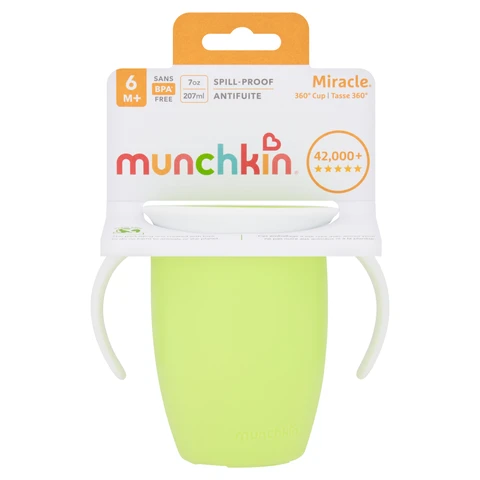 Munchkin Miracle 360° Cup 6+ Months 207ml (Assorted)