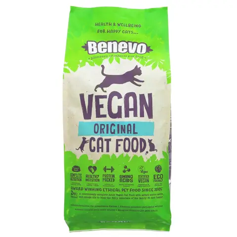 Benevo - Complete Adult Vegan Cat Food - 2KG