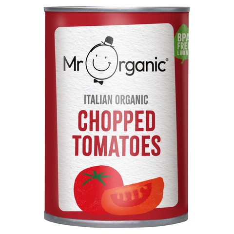 Mr Organic Organic Chopped Tomatoes 400g