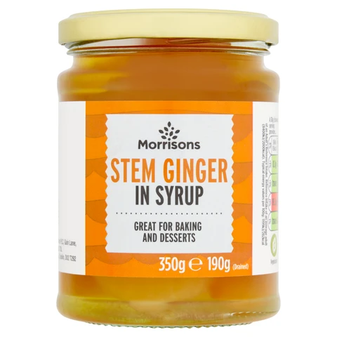 Morrisons Stem Ginger In Syrup 350g