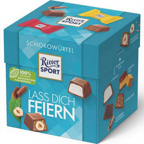 Ritter Sport Schokoladenwürfel "Celebrate" 176 g
