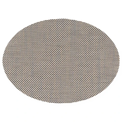 Set de table textile Maoli noir et blanc 48x35cm