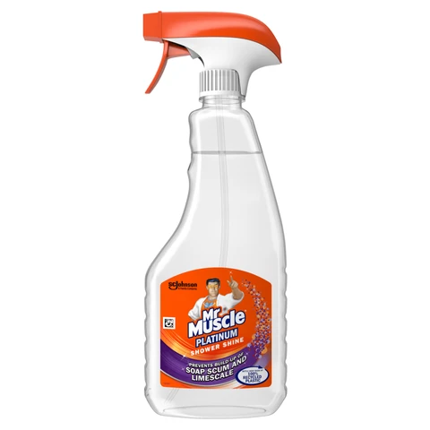 Mr Muscle Platinum Shower Shine Cleaning Spray, 500ml