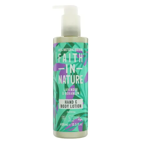 Faith In Nature Soothing Lavender & Geranium Hand & Body Lotion 400ml