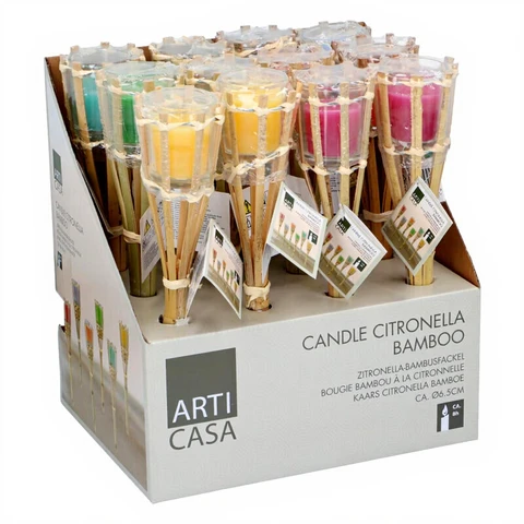 Zitronella-Kerze 6er-Set