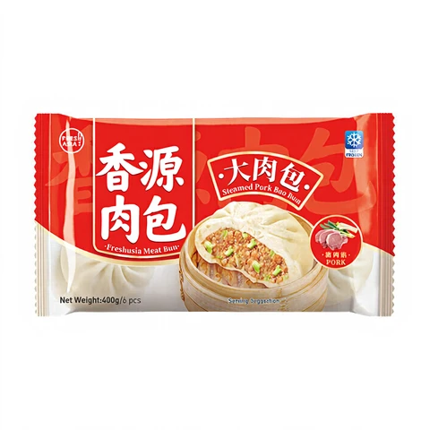Brioches Bao FRESHASIA à la Vapeur au Porc 400g