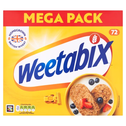 Weetabix Super Size 72 Pack 1.52kg