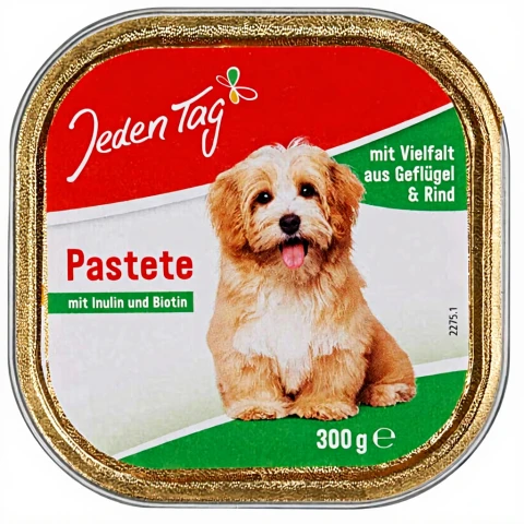 Tägliches Hundefutter Feine Sauce Verschiedene Geflügel Rind 300g