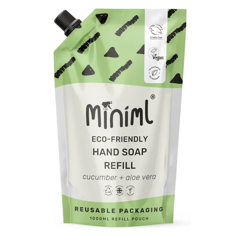 Miniml Hand Wash Cucumber & Aloe Vera 1L