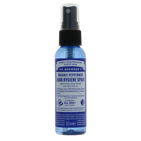 Dr Bronner's Hand Sanitiser Peppermint 60ml