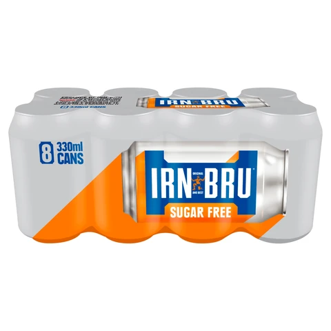 Irn Bru Sugar Free 8X330ml