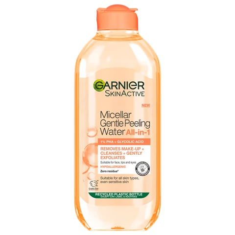 Garnier Micellar Gentle Peeling Water All-in-1 1% PHA & Glycolic Acid 400ml