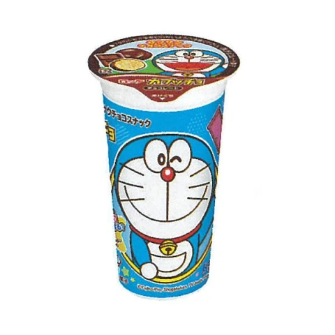 Lotte Cappuccio Doraemon Chocolate Corn Snacks 37g
