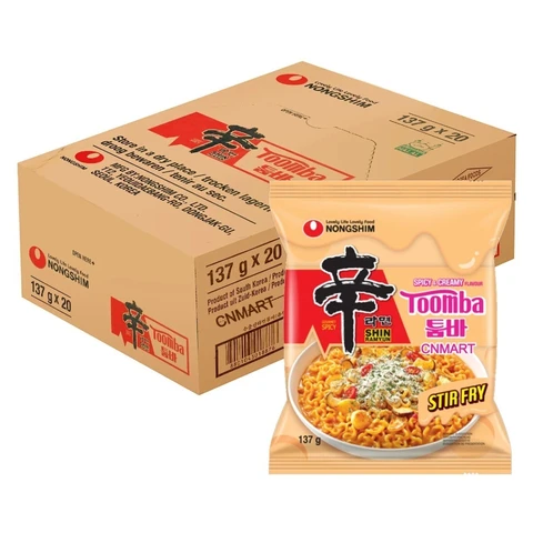 Nongshim Shin Ramyun Toomba 137g x 20 Instant Noodle Box