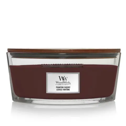 Wood Wick Candle Ellipse Phantom Cherry 453g