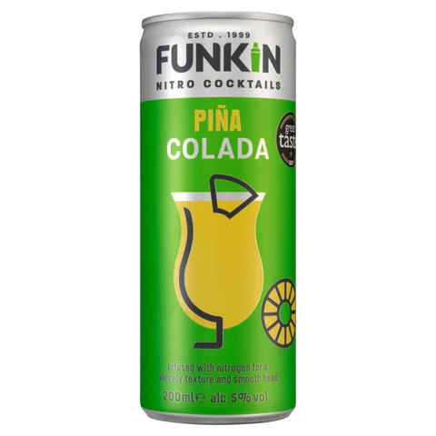 Funkin Nitro Cocktails Pina Colada 200ml (Abv 5%)