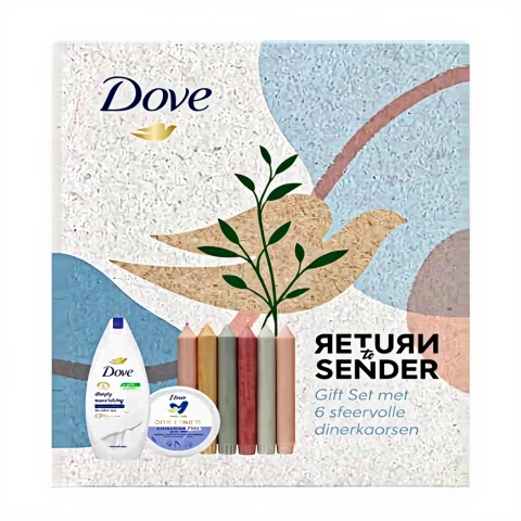 Dove Coffret Cadeau Dove Retour à l'Expéditeur - Nutrition Profonde & Soin Nourrissant 2x250ml