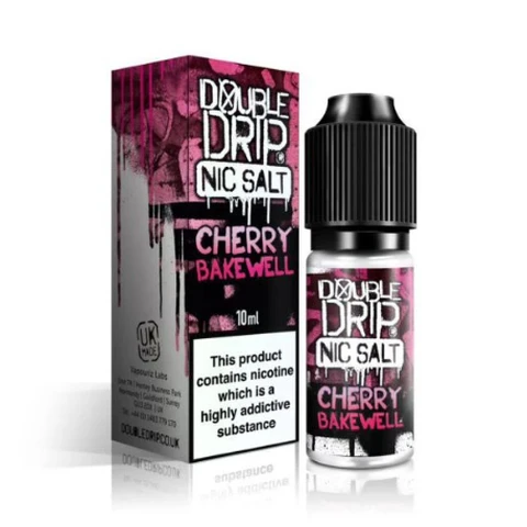 Double Drip Nic Salt E-liquid Cherry Bakewell 10ml