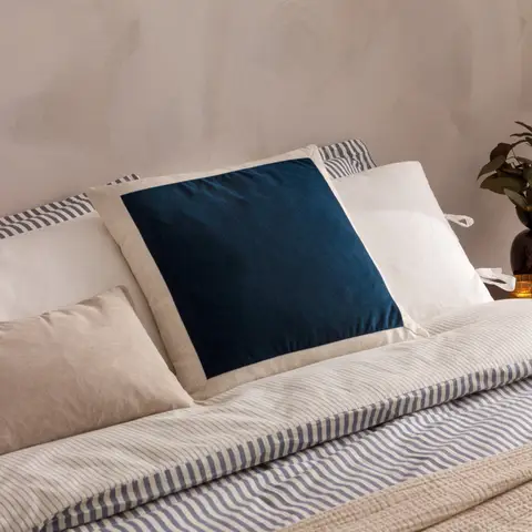 Yard Cushion Auden Square Indigo 50x50cm
