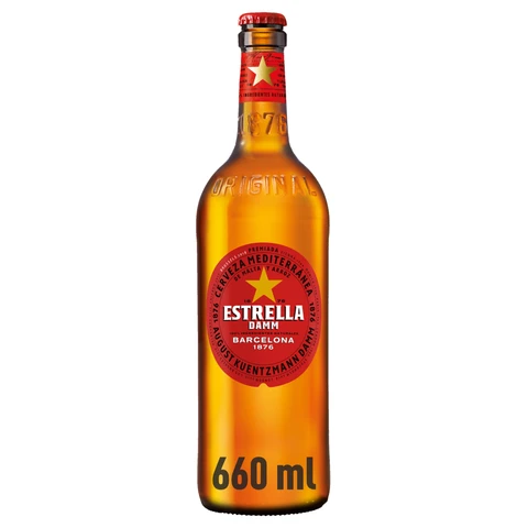 Estrella Damm 660ml (Abv 4.6%)