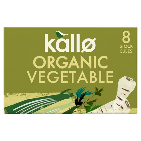 Kallo Organic Stock Cubes Vegetable 88g