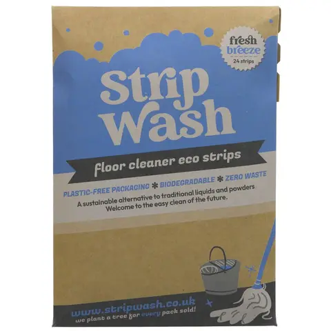 Ecoliving Plastic Free Disolvable Floor Cleaning Strips 24 packs