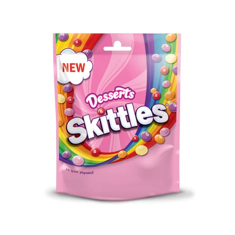 Skittles Vegan Sweets Dessert Flavoured Treat Bag 152g