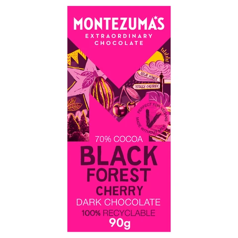 Montezuma's Black Forest Gateau Bar 90g